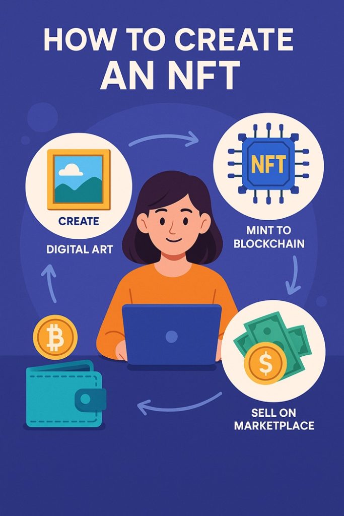 چگونه ان اف تی (NFT) بسازم؟