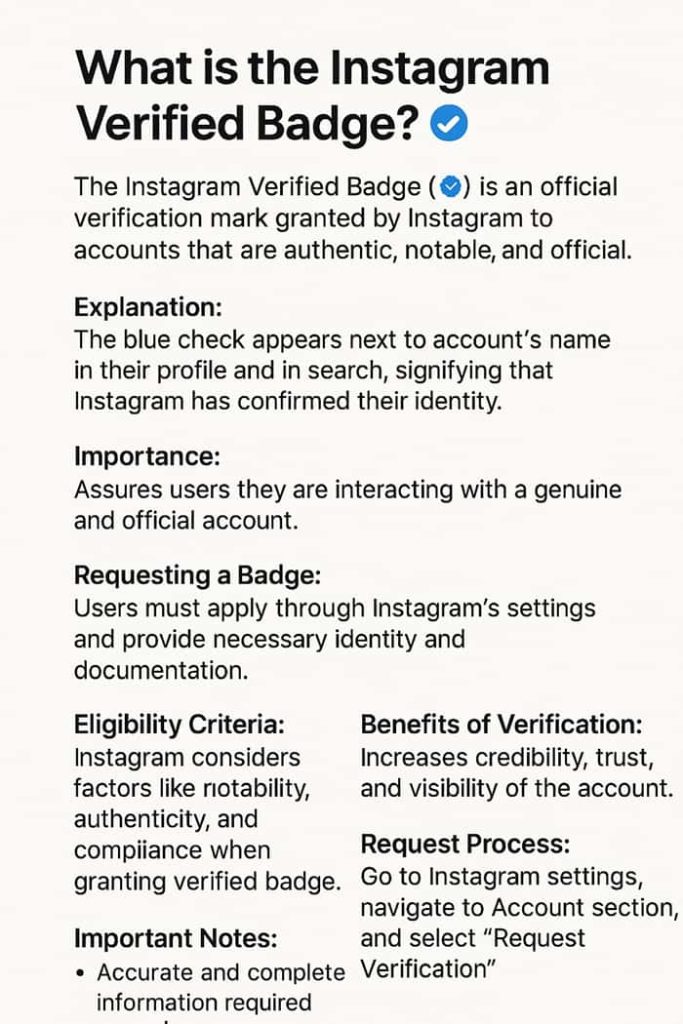 تیک آبی اینستاگرام  Instagram Verified Badge 