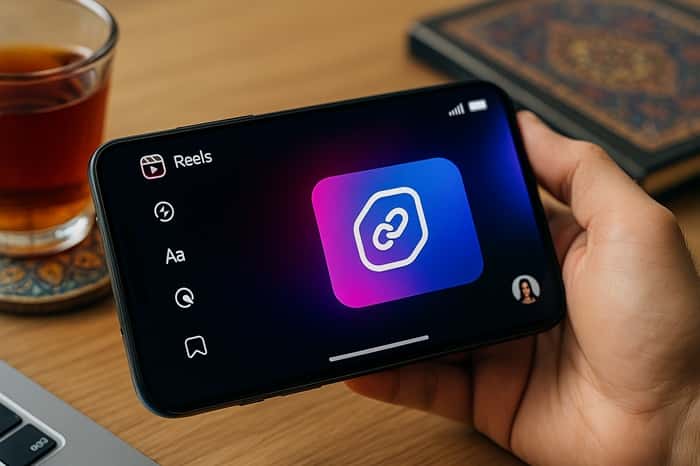 آموزش لینک کردن ریلز اینستاگرام
