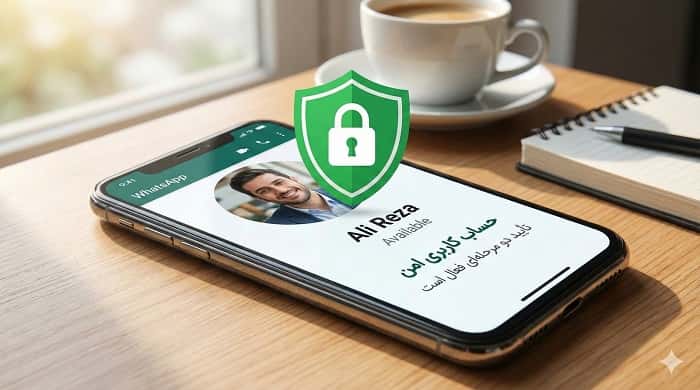 وارد کردن کد تایید واتساپ بعد از حل مشکل عدم دریافت کد