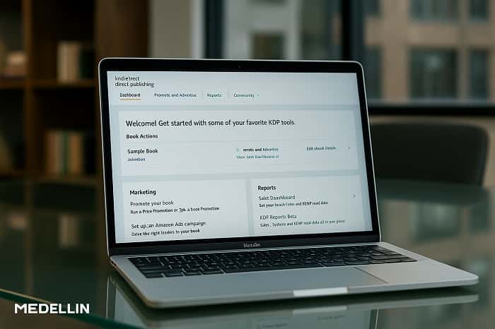«داشبورد آمازون KDP برای بازاریابی کتاب در آمازون