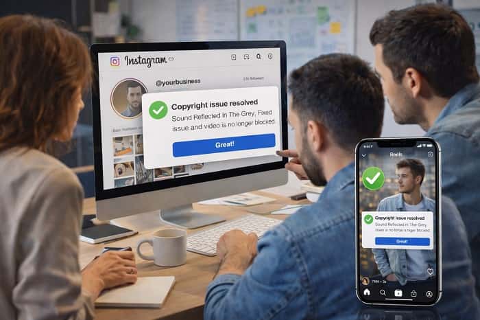 تیم آژانس مدلین در حال برنامه‌ریزی برای رفع کپی رایت ریلز اینستاگرام