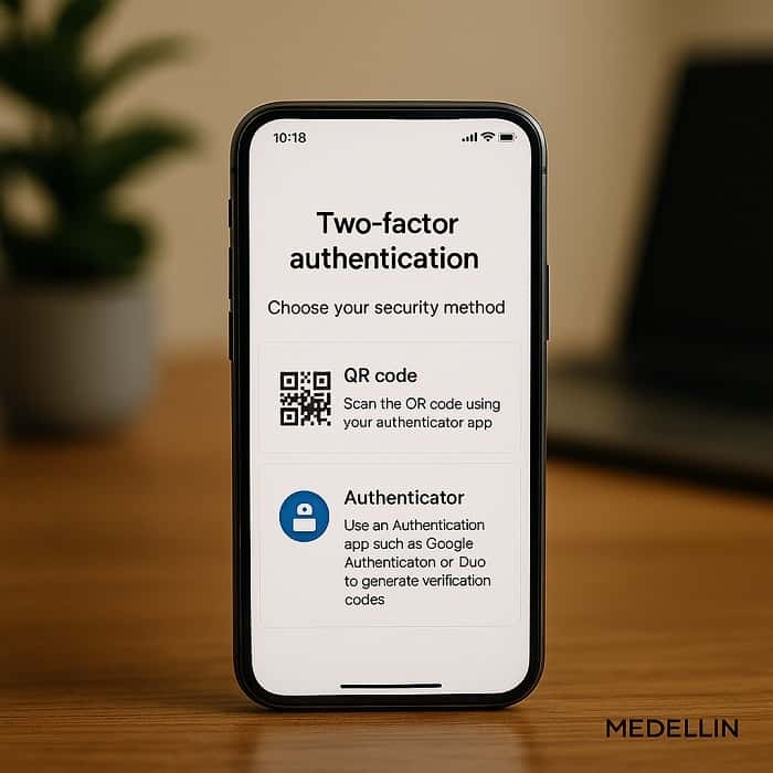 جلوگیری از هک پیج با Authenticator به‌عنوان روش اصلی 2FA