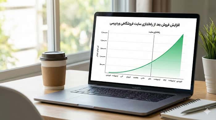 افزایش فروش بعد از راه‌اندازی سایت فروشگاهی وردپرسی