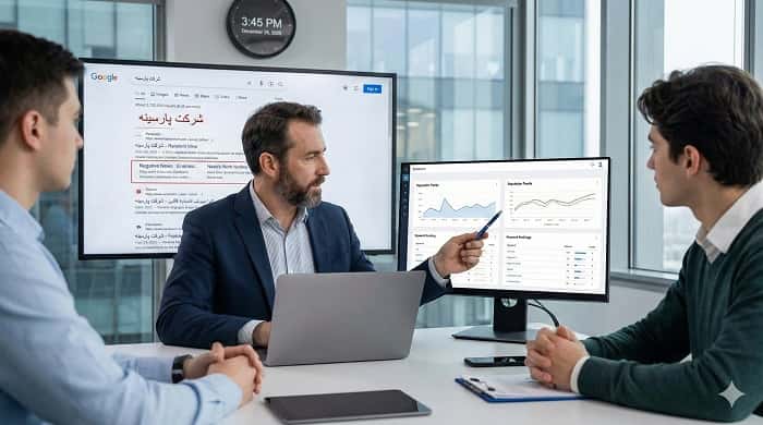 تحلیل نتایج اشتباه گوگل برای برند توسط تیم مارکتینگ و سئو