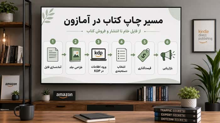 چاپ کتاب در آمازون