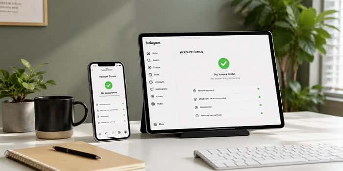 Account Status اینستاگرام
