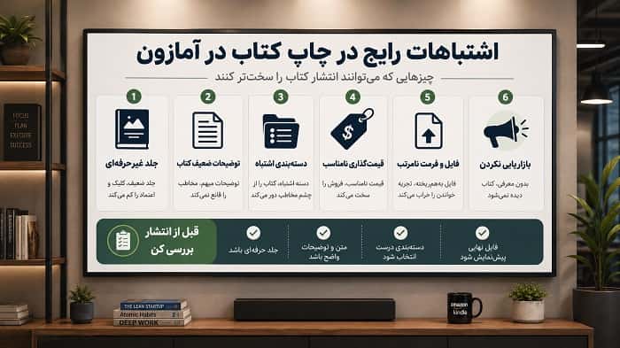 چاپ کتاب در آمازون 