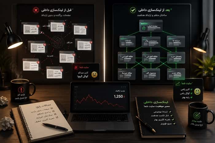آموزش لینک‌سازی داخلی برای سایت